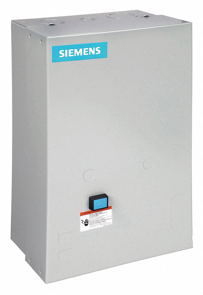 NEMA Magnetic Motor Starter: Non-Reversing, 3 Poles, NEMA Size 3, 90 A, 120V AC Coil