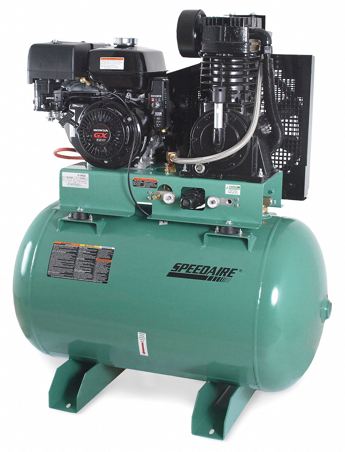 SPEEDAIRE Piston, 13.0 Stationary Air Compressor, 80 gal. - 6EWK7|6EWK7 ...