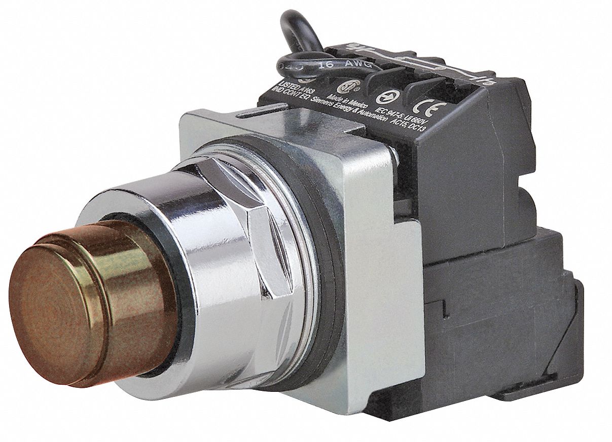 IllumPushButton, Transfmr, Amber,