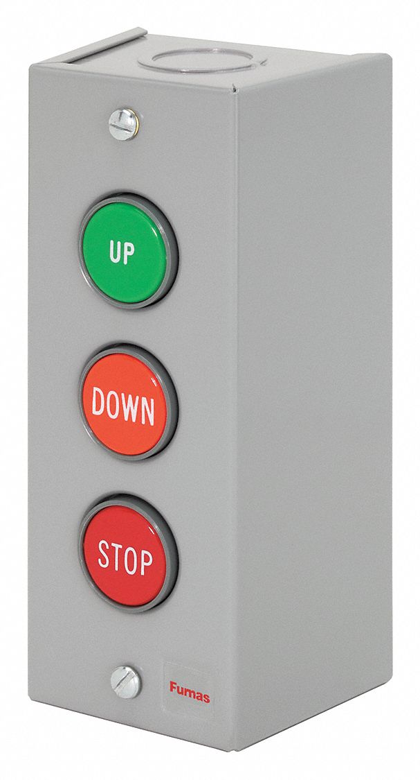 SIEMENS Push Button Control Station, 1NO/1NC, 2NO/2NC, Up/Down/Stop
