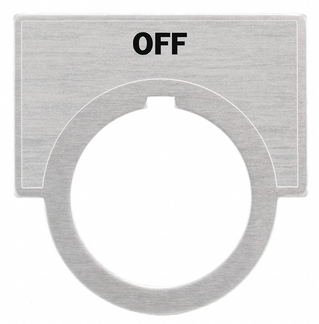 LegndPlate Off Gray/Aluminum HalfRound