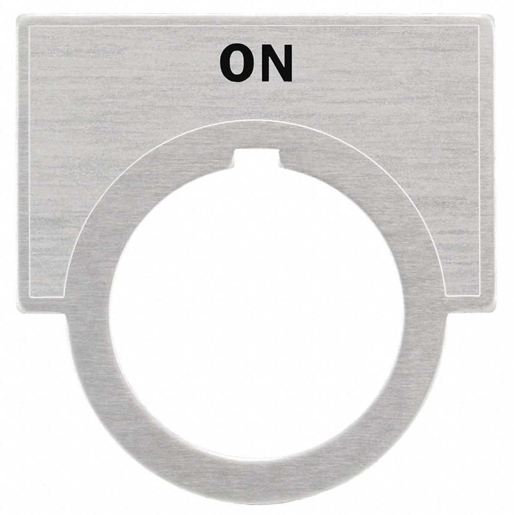 LegndPlate On Gray/Aluminum HalfRound