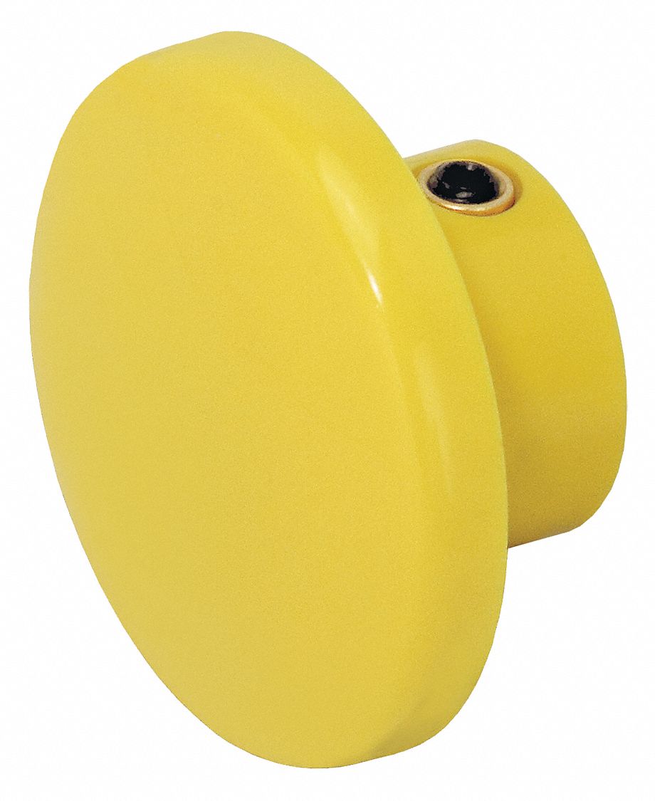 YELLOW LIGHTED SMALL ROUND  PUSH BUTTON 