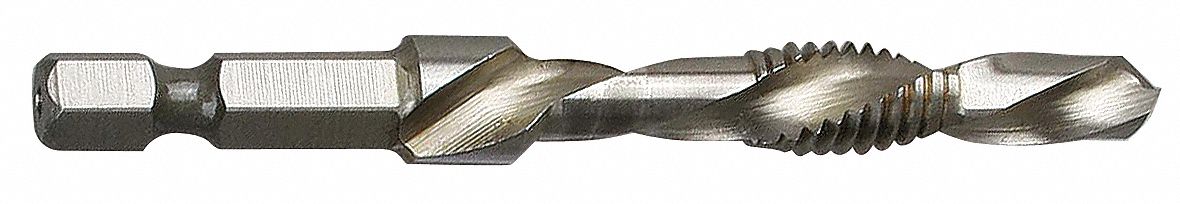 6EXL4 - Drill/Tap/Countersink Bit 5/16-18x3-1/4L