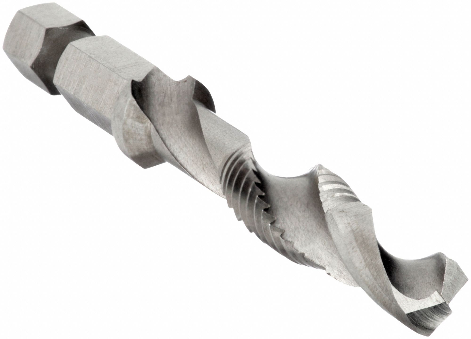 DRILL/TAP/COUNTERSINK, ⅜"-16 THREAD, 3¼ IN LENGTH, UNC, RIGHT HAND