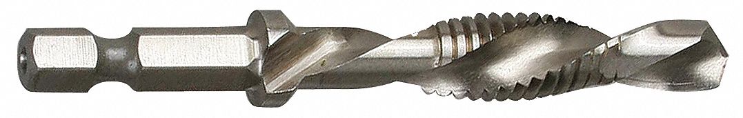 6EXL6 - Drill/Tap/Countersink Bit 3/8-16x3-1/4 L