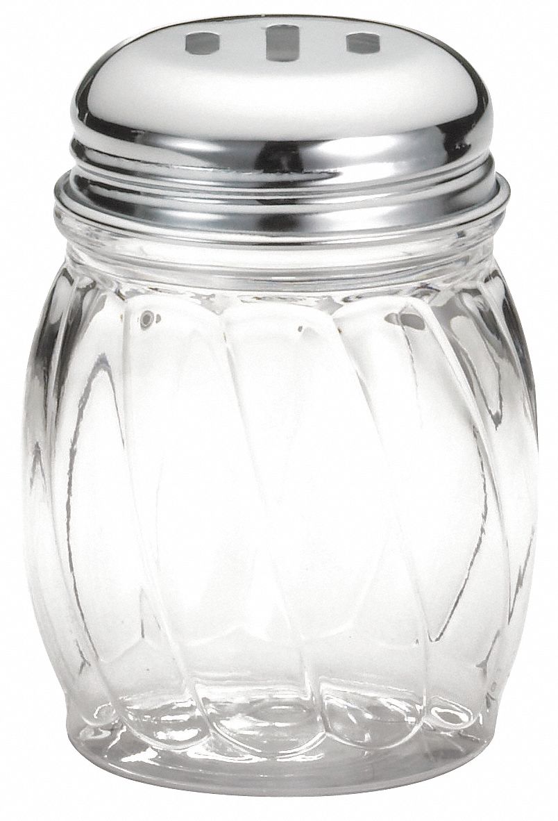 TABLECRAFT PRODUCTS COMPANY, 6 oz Capacity, Glass, Swirl Shaker 6EYR7