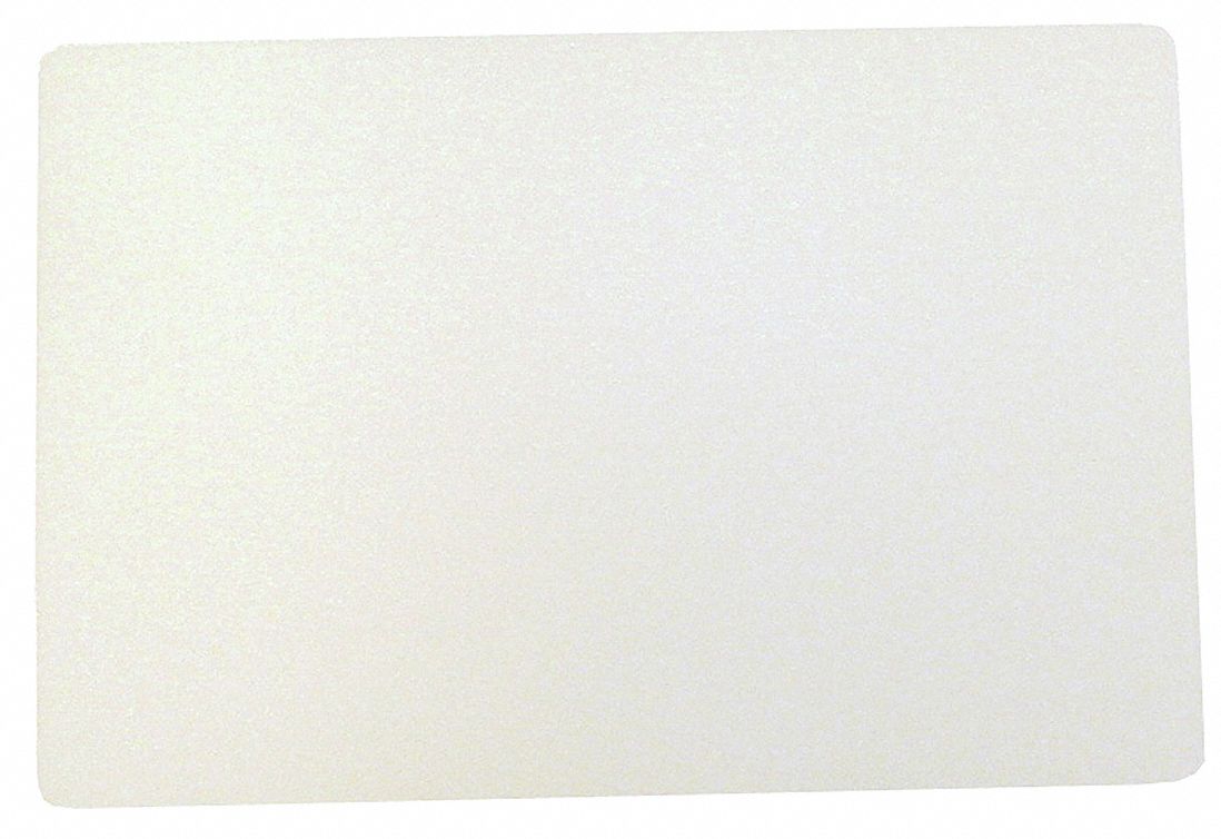 Cutting Board: 24 in Overall Lg, 18 in Overall Wd, White, Polypropylene