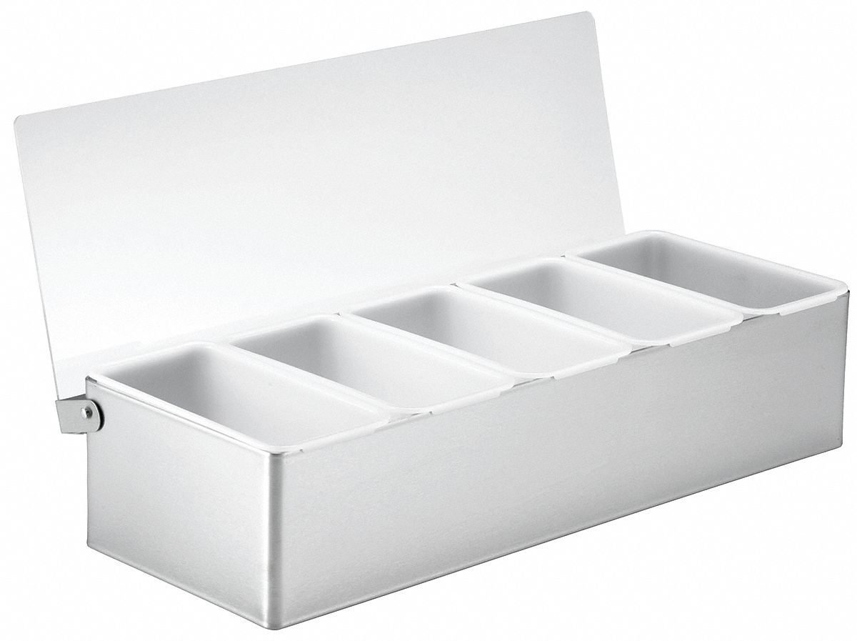 CONDIMENT HOLDER,5 COMPARTMENT