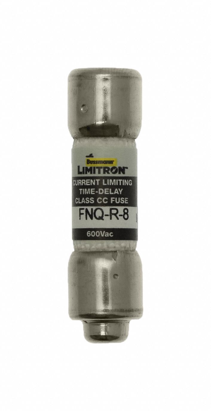 BUSSMANN, Time Delay, 8 A, UL Class CC Fuse 6F121FNQR8 Grainger