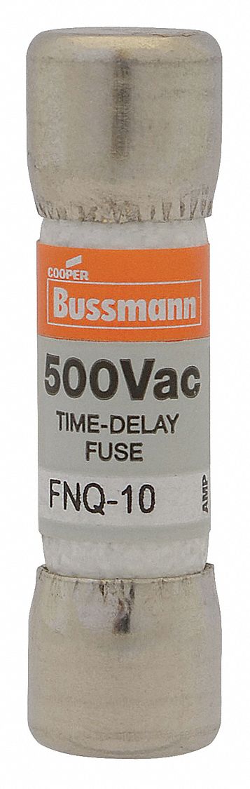 FUSE, 1/10 AMPS, 500V AC, 10KA AT 500V AC, 1½ IN L X 13/32 IN DIAMETER FUSE SIZE, FNQ