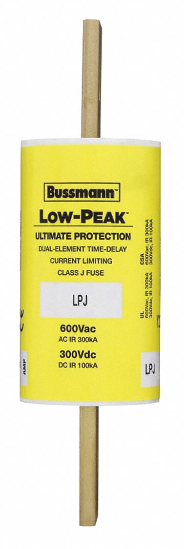 FUSIBLE, 600 V CA, 125 A, MÉLAMINE, 300 V CC, 5 3/4 PO LONGUEUR X 1 5/8 PO DIAMÈTRE, LAME