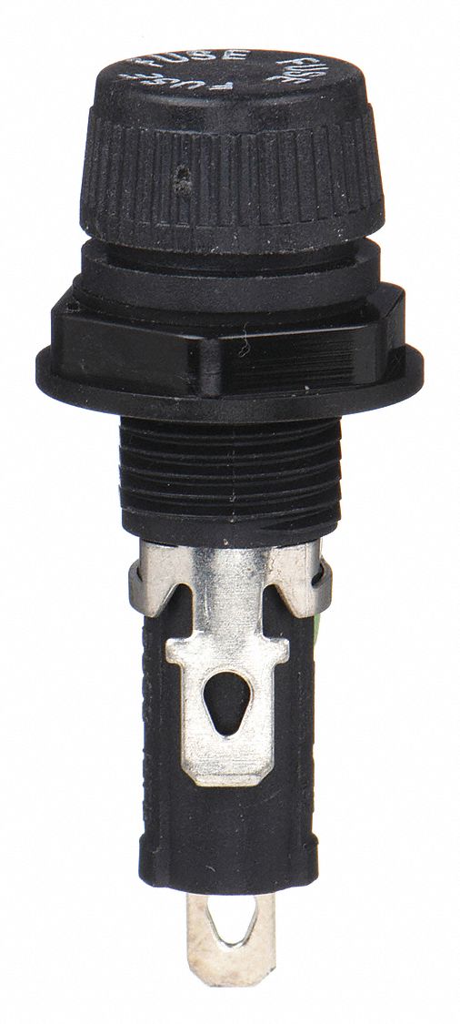 BUSSMANN, 0 to 16 A, 250V AC/32V DC, PanelMount Fuse Holder 6F456HTB22MR Grainger