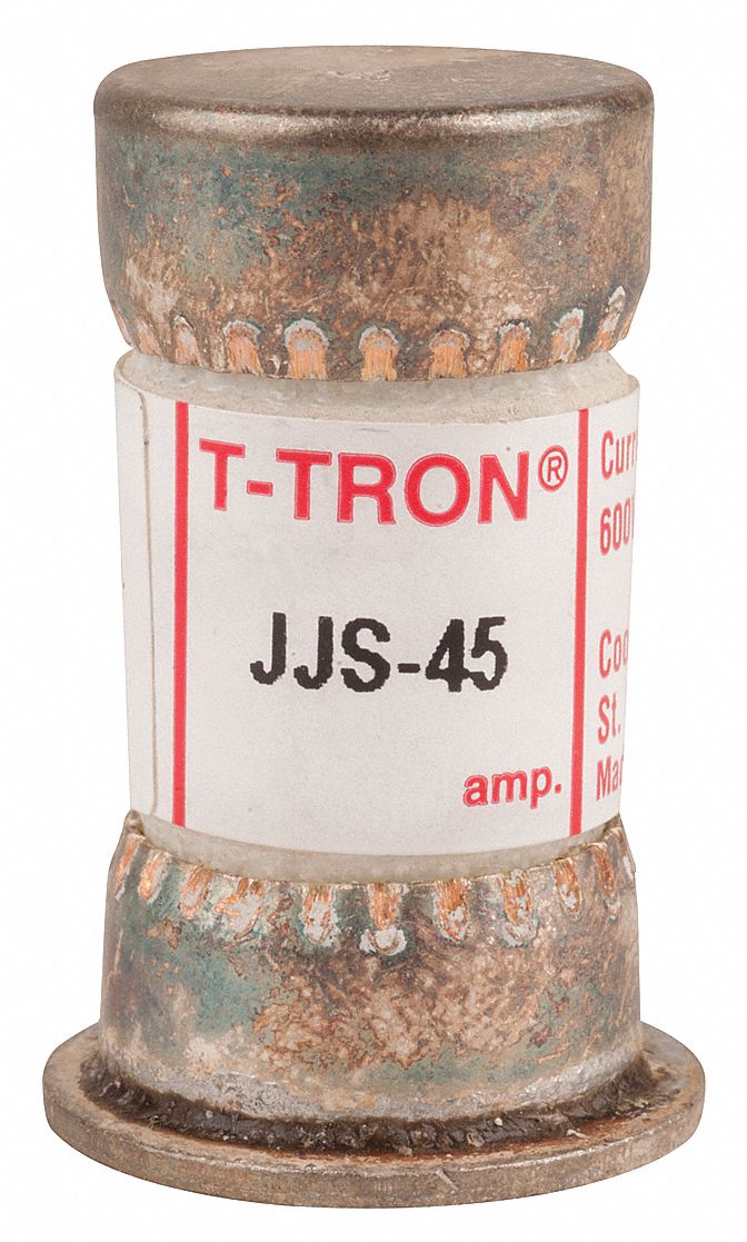 Fuse: Class T, JJS Series, Fast-Acting, 45 A, 600 V AC, Non-Indicating