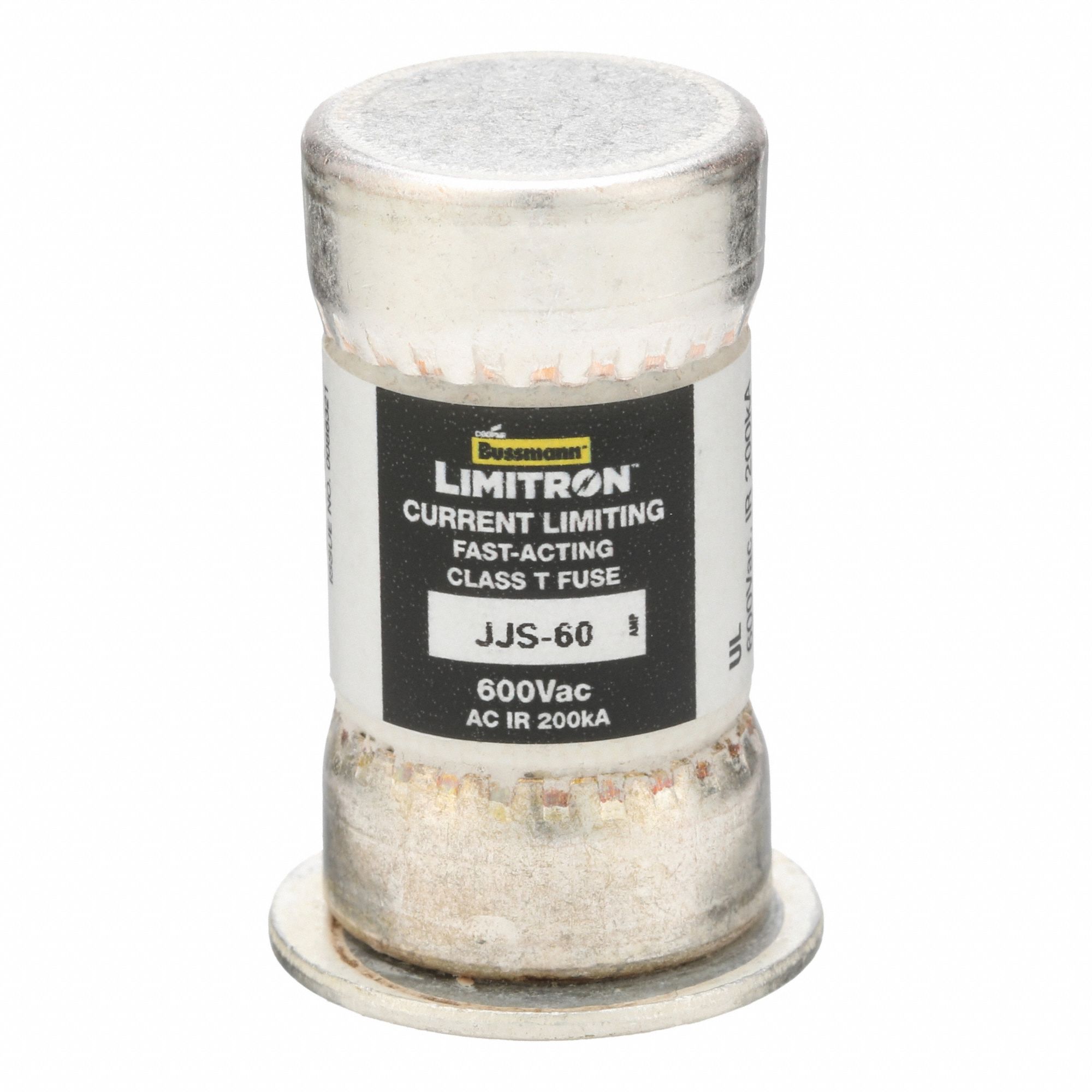 Fuse: Class T, JJS Series, Fast-Acting, 60 A, 600 V AC, Non-Indicating