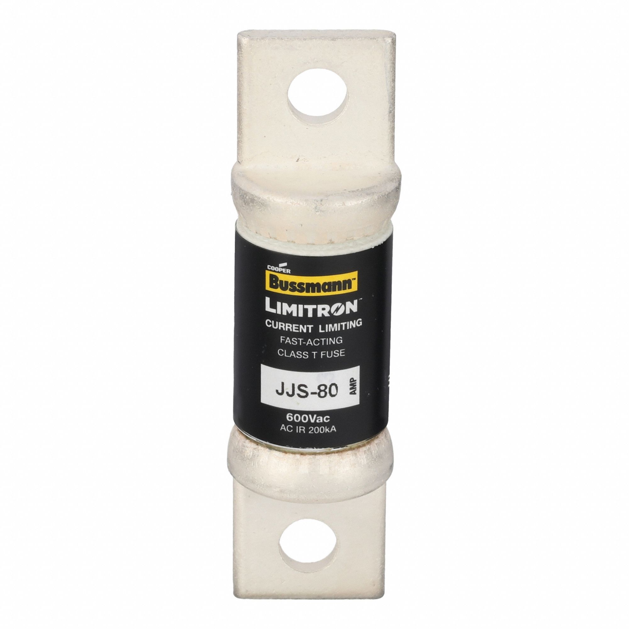 Fuse: Class T, JJS Series, Fast-Acting, 80 A, 600 V AC, Non-Indicating