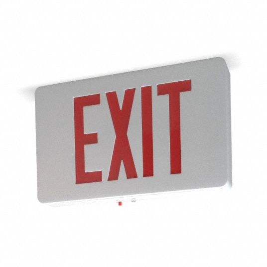 Led Exit Sign,2.5 W - Grainger