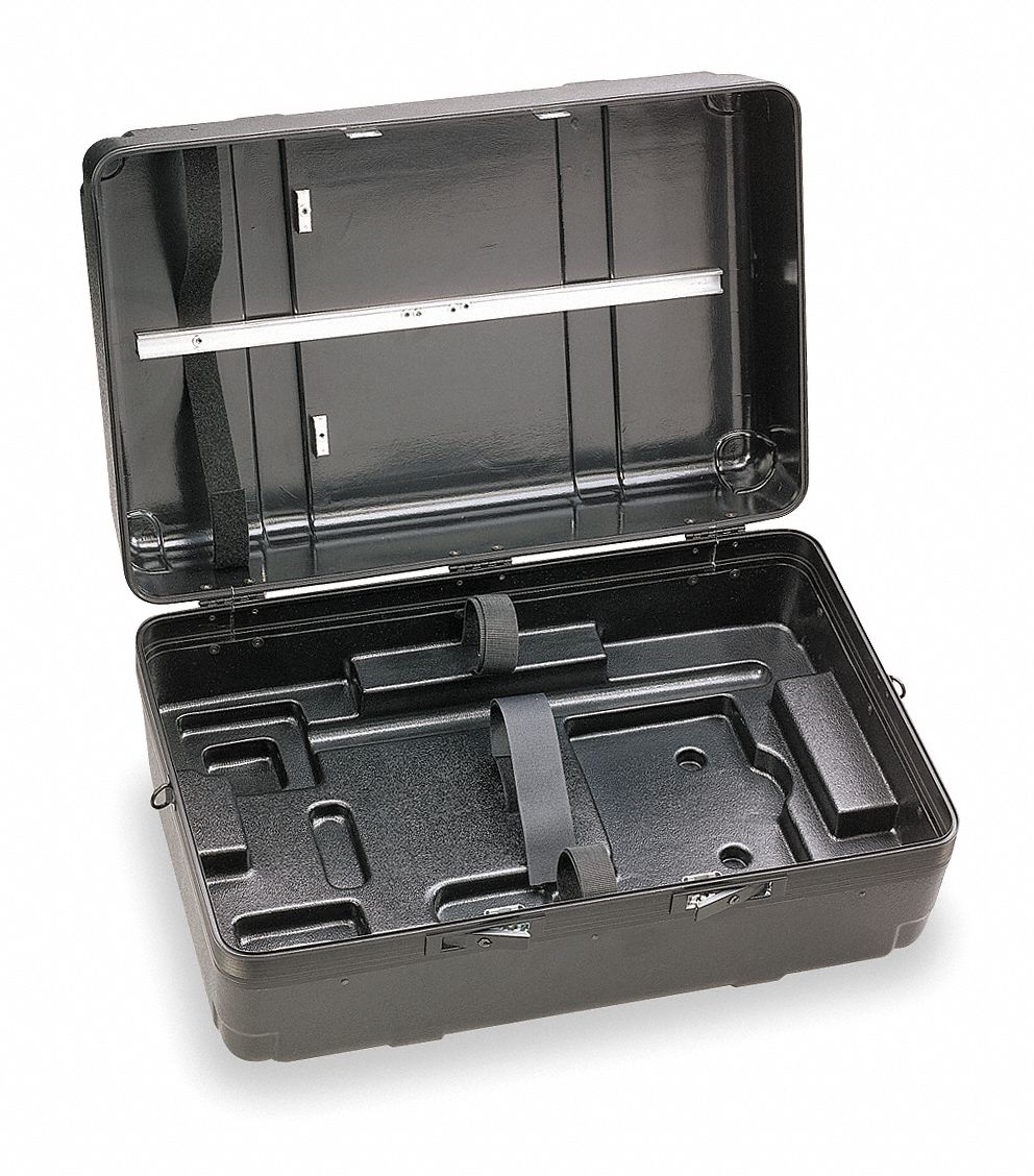 PARKER Molded Plastic Carrying Case Plastic, 21 1/2 in Lg, 13 1/2 in