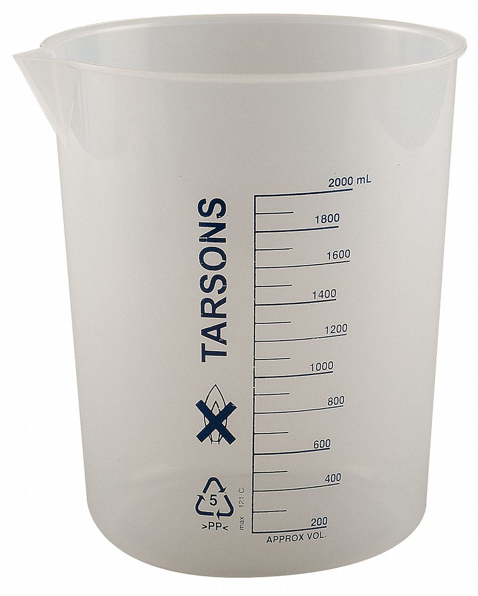 Beaker Plastic White