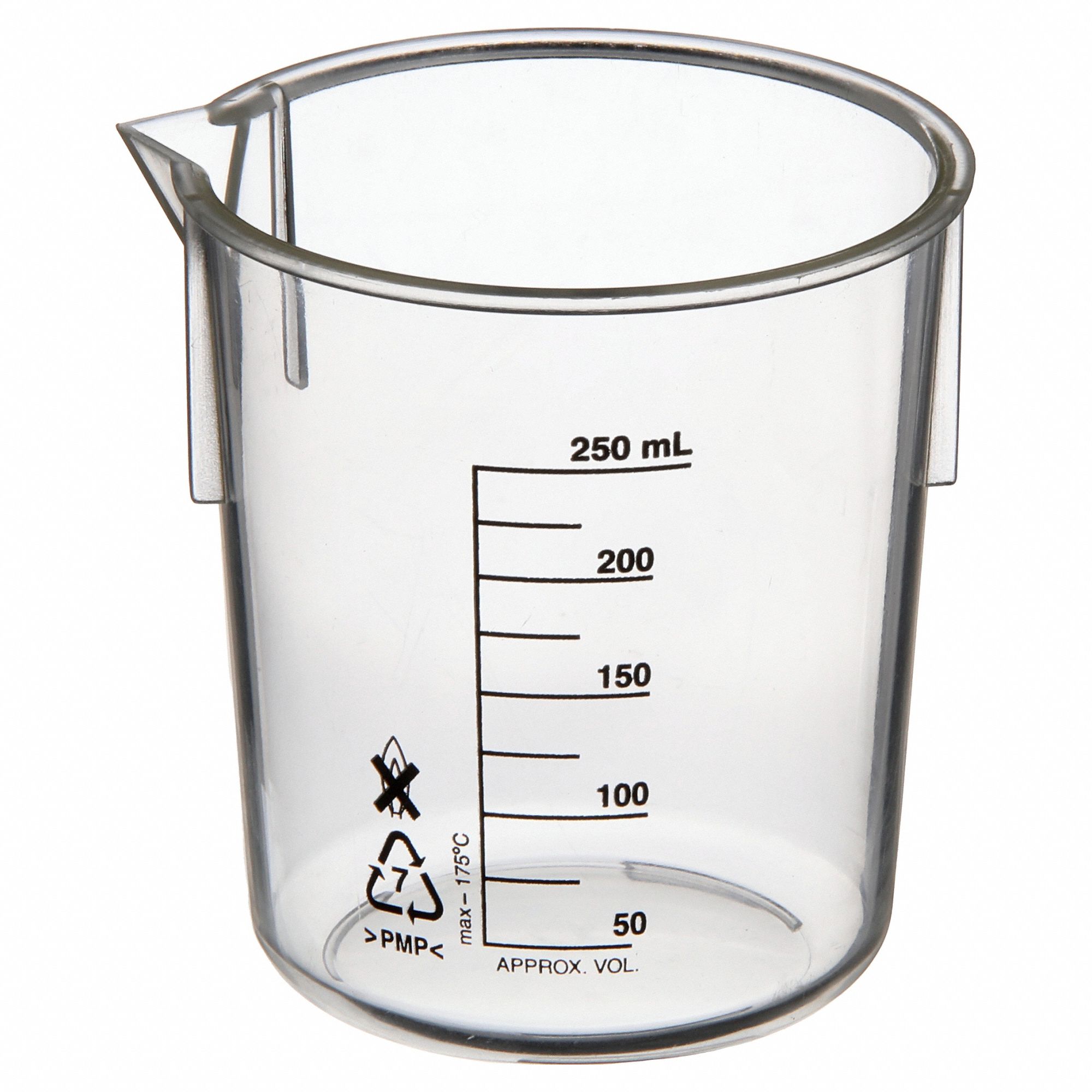 Low Form, 250 mL Capacity - mL, Beaker - 6FAF1|6FAF1 - Grainger