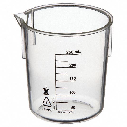 Low Form 250 Ml Capacity Ml Beaker 6faf16faf1 Grainger 5517