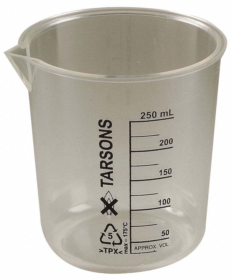 Beaker Plastic Colorless PK6