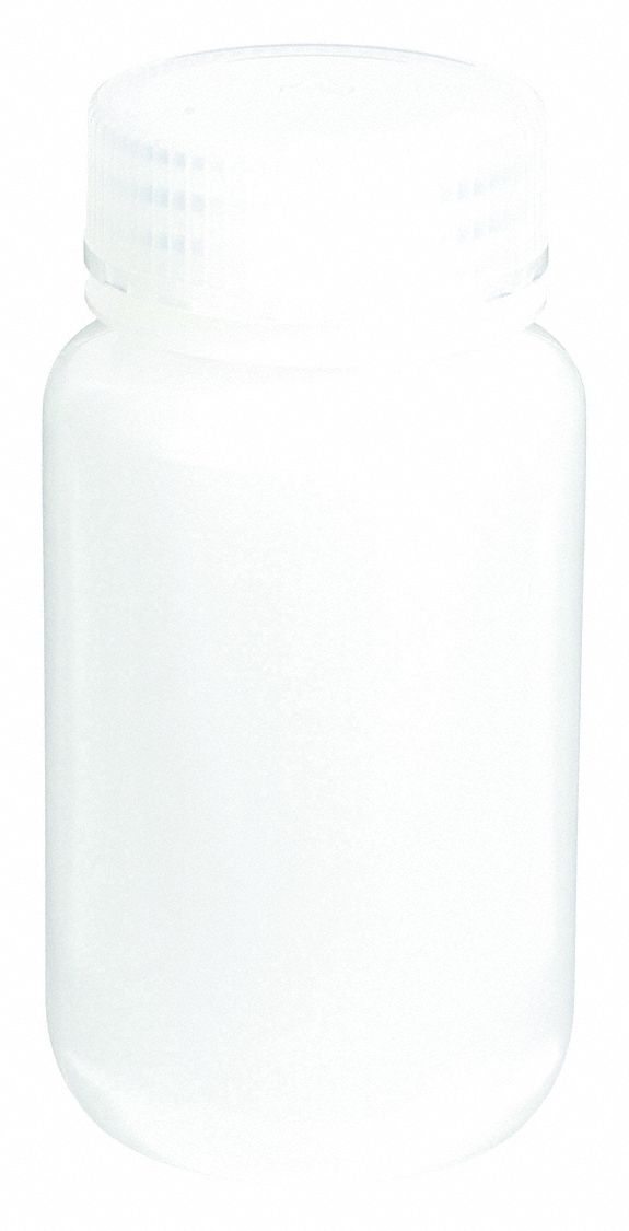 BOTTLE,125 ML,4 OZ,WIDE MOUTH,PK 12