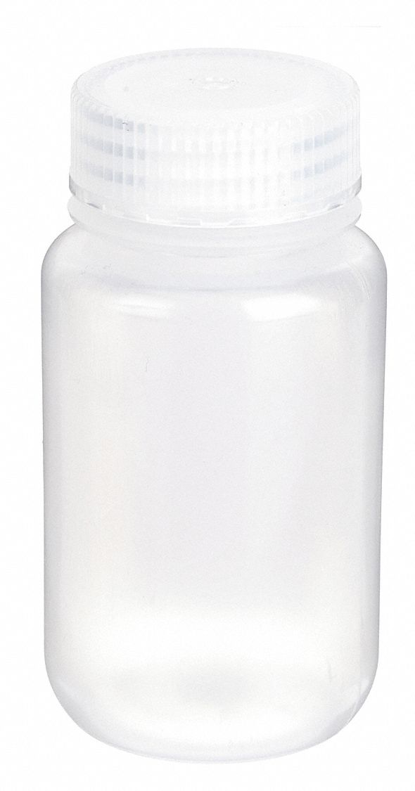 BOTTLE,125 ML,4 OZ,WIDE MOUTH,PK 12