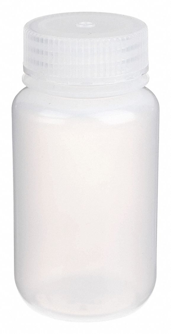 BOTTLE,125 ML,4 OZ,WIDE MOUTH,PK 12