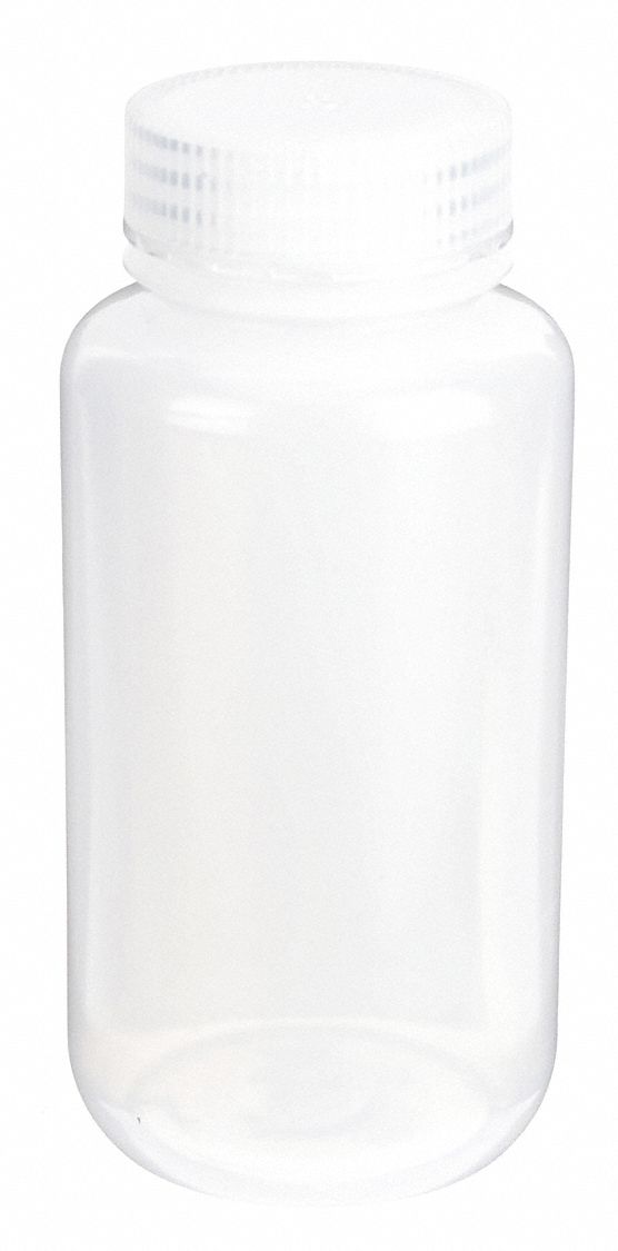 BOTTLE,250 ML,8 OZ,WIDE MOUTH,PK 12