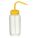 WASH BOTTLE,LDPE,YELLOW,16 OZ.