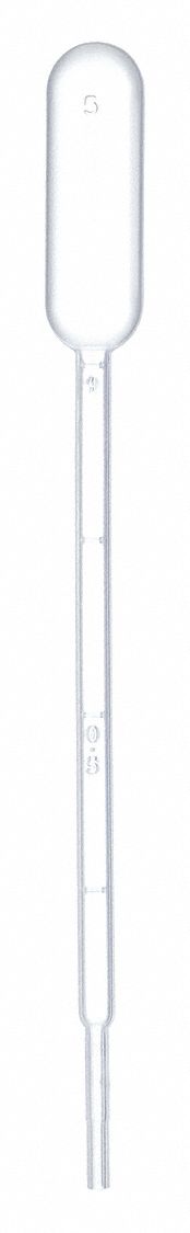 Transfer Pipette: 1 mL Capacity, Non-Sterile, Std Transfer Pipette, LDPE, 500