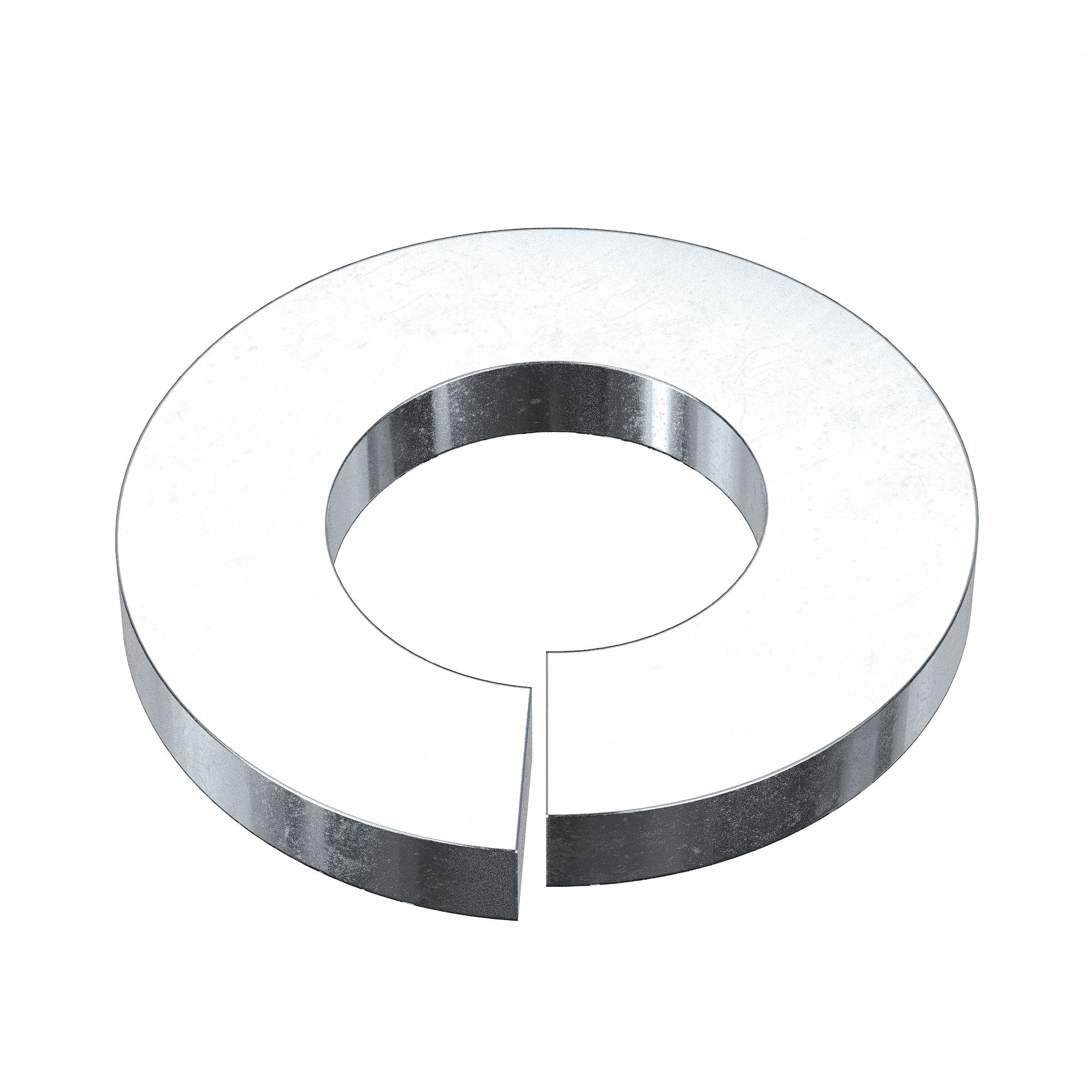 SPLIT LOCK WASHER, FOR SCREW SIZE M2.5, SPLIT LOCK, STEEL, ZINC PLATED, 2.6MM ID, 100 PK