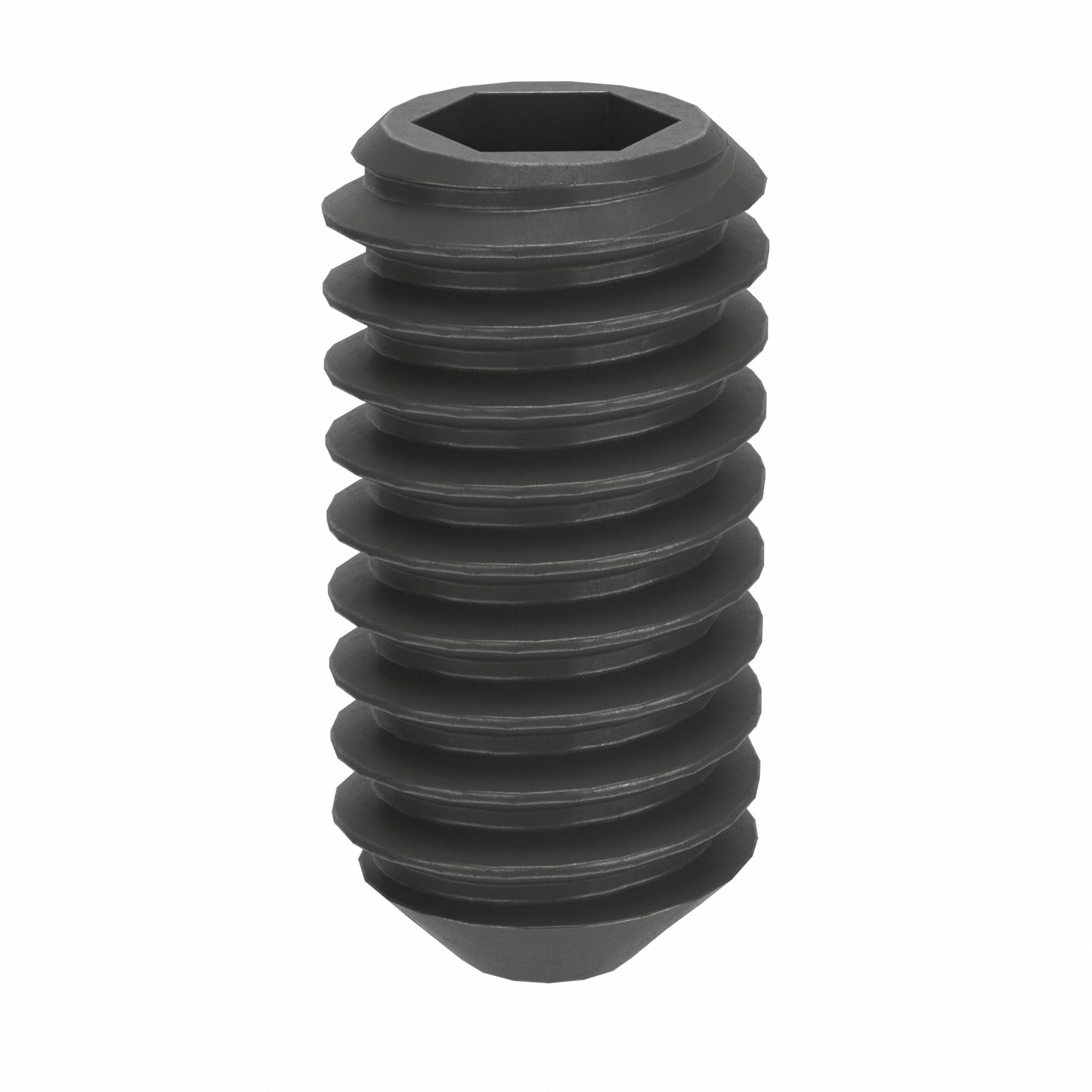 M2.5x0.45 Thread Size, 5 mm Overall Lg, Socket Set Screw - 6FB74 ...