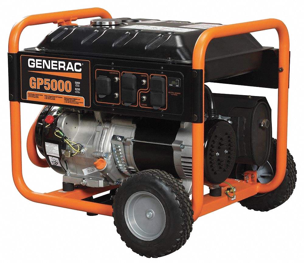 Portable Generator, Conventional, Generator Fuel Type Gasoline ...