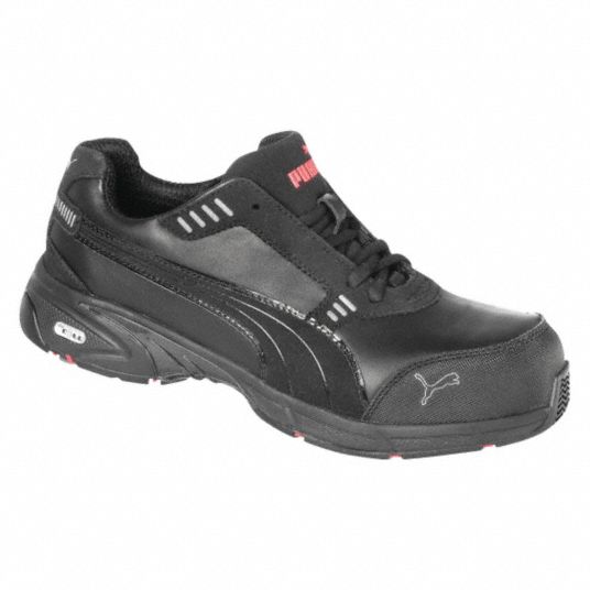 PUMA SAFETY SHOES Athletic Shoe, 11, EE, Men's, Black, Composite Toe Type, 1 PR 6FEG4642575