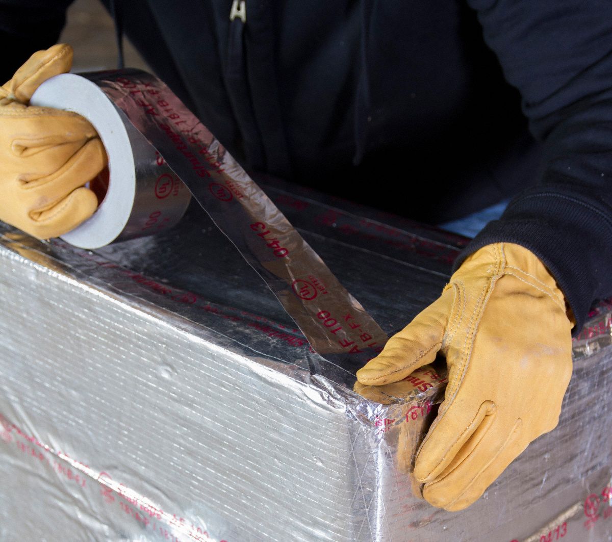 SHURTAPE Foil Tape ULPrinted, Shurtape AF 100, 2 1/2 in x 60 yd, 4.2