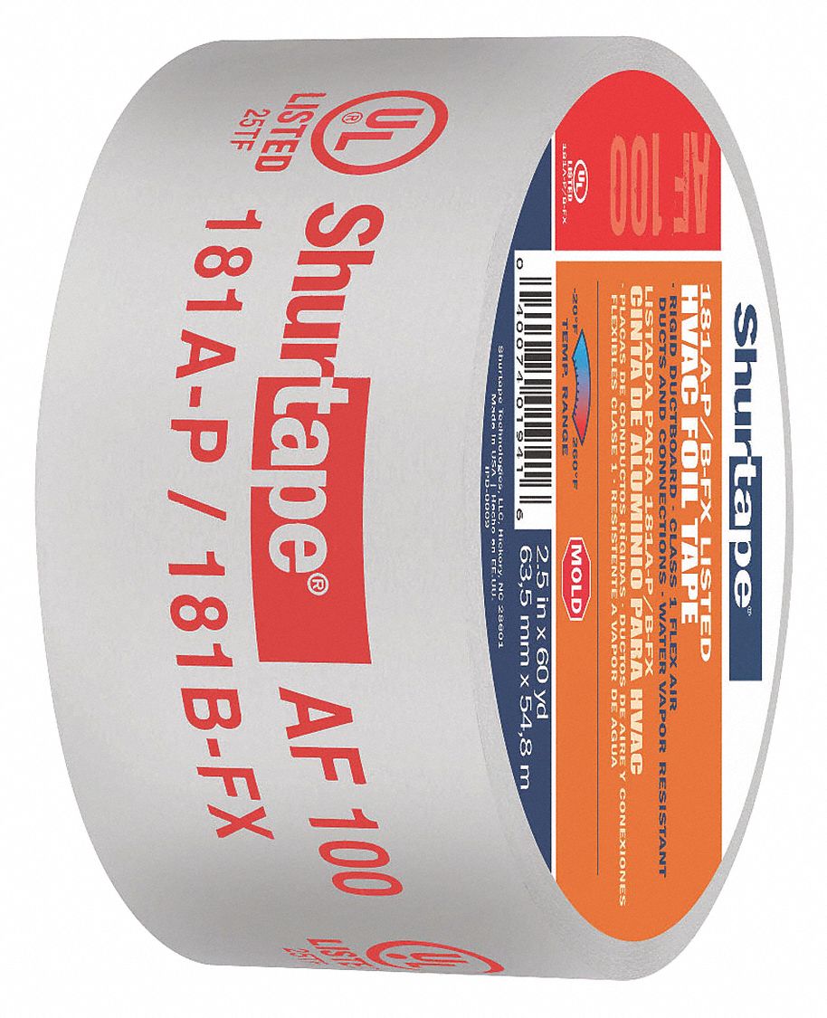 ULPrinted, Shurtape AF 100, Foil Tape 6FEY4AF 100 Grainger