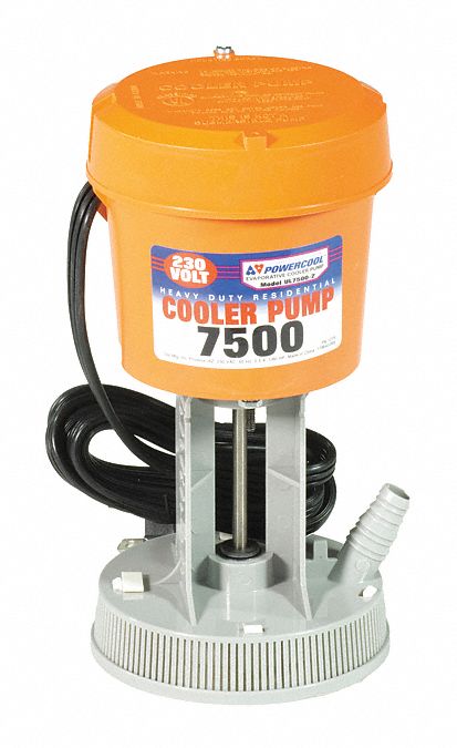 cooler pump rate