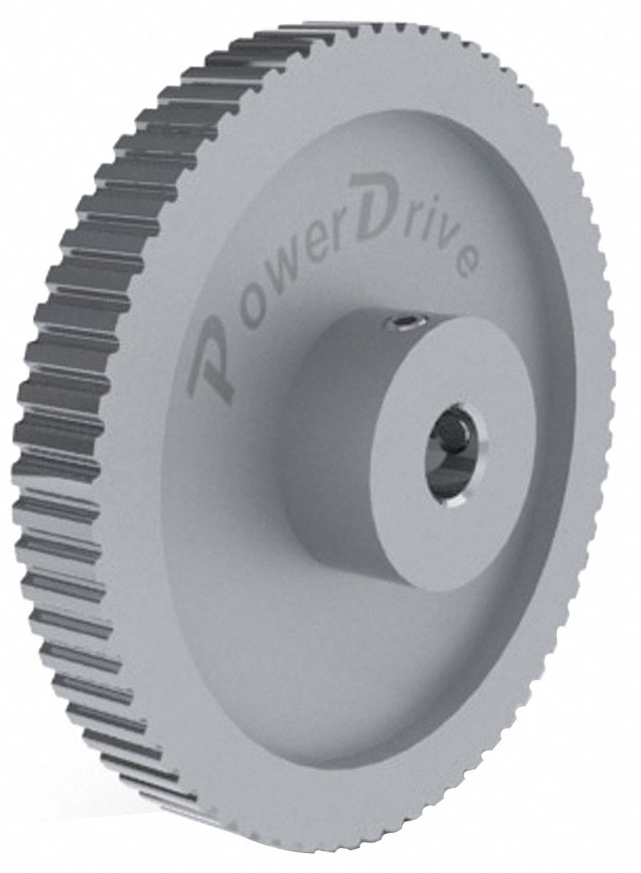 POWER DRIVE Pulley, XL, 72 Teeth, 1/4", 3/8"W 6FFV372XLB0376WA