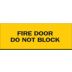 Fire Door Do Not Block Signs