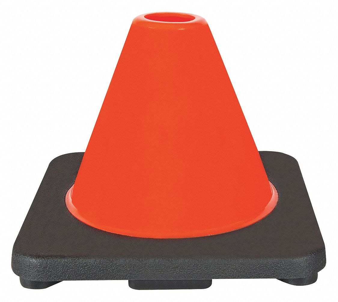 GRAINGER APPROVED CONE CIRCULATION,6 PO,ORANGE - Cônes de signalisation et  accessoires - GGS6FGY9