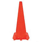 TRAFFIC CONE, DAY OR LOW-SPEED ROADWAY, NON-REFLECTIVE, 28 IN, ORANGE, PVC
