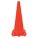 CÔNE DE SIGNALISATION, JOUR OU ROUTE À BASSE VITESSE, NON RÉFLÉCHISSANT, 28PO, ORANGE, PVC