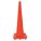 CÔNE DE SIGNALISATION, JOUR OU ROUTE À BASSE VITESSE, NON RÉFLÉCHISSANT, 36PO, ORANGE, PVC
