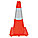 TRAFFIC CONE, DAY OR LOW-SPEED ROADWAY, REFLECTIVE, 18 IN, ORANGE, PVC
