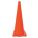 CÔNE DE SIGNALISATION, JOUR OU ROUTE À BASSE VITESSE, NON RÉFLÉCHISSANT, 36PO, ORANGE, PVC