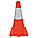TRAFFIC CONE, DAY OR LOW-SPEED ROADWAY, REFLECTIVE, 18 IN, ORANGE, STANDARD