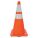 TRAFFIC CONE, DAY OR LOW-SPEED ROADWAY, REFLECTIVE, 28 IN, ORANGE, STANDARD