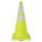 CÔNE DE SIGNALISATION, NON DESTINÉ À ÊTRE UTILISÉ SUR LA ROUTE, RÉFLÉCHISSANT, 28PO, FLUORESCENT LIME, STANDARD, PVC
